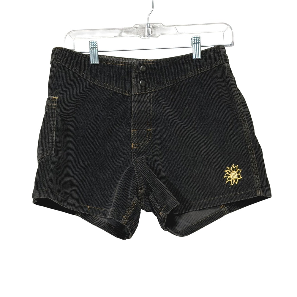 Vintage 619 Womens Corduroy Board Shorts USA Y2K Surf Skate Hot pants brown - Picture 1 of 10